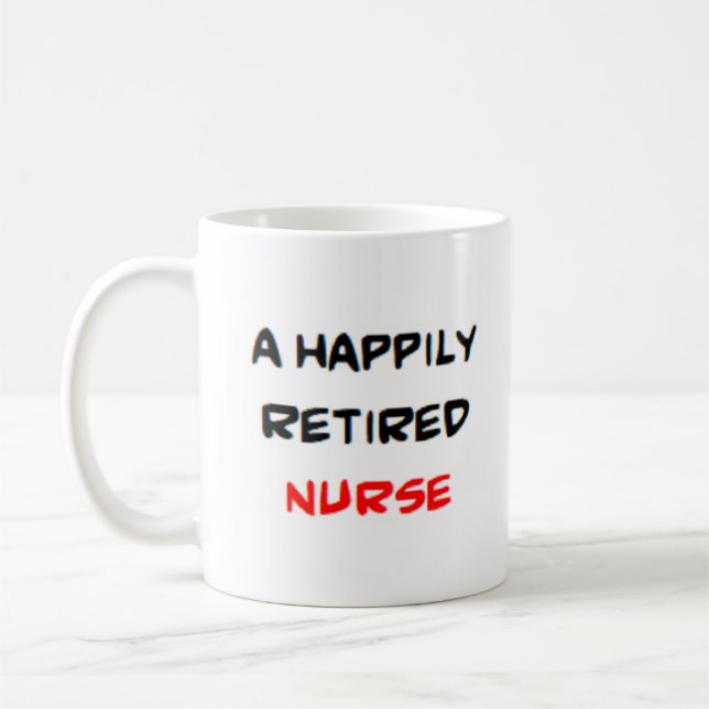 nurse retired coffee mug (Left)