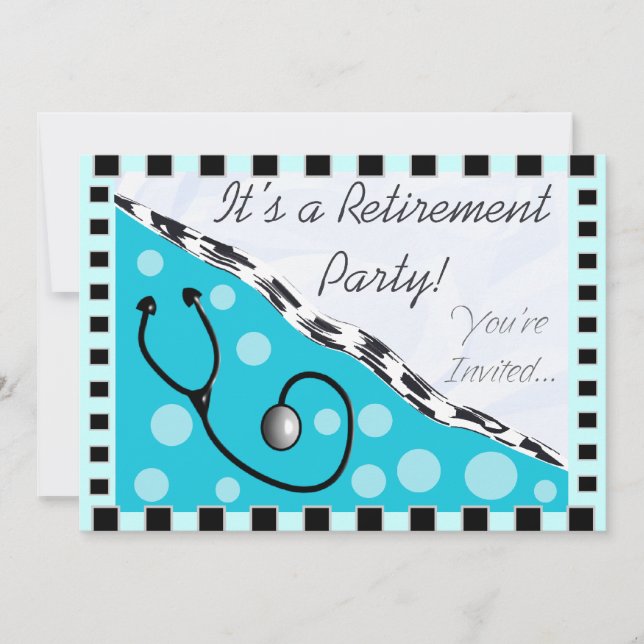 Nurse Retirement Party Invitations (Front)