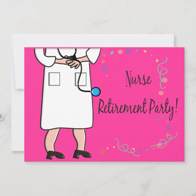 Nurse Retirement Party Invitations (Front)