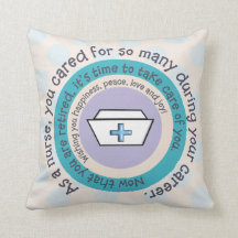 Nurse Retirement Pillow