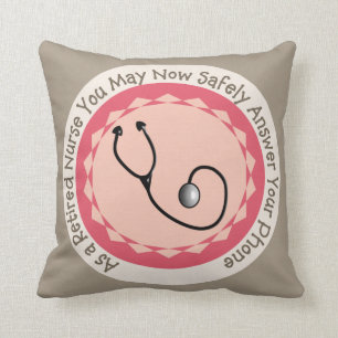 Nurse Retirement Pillow