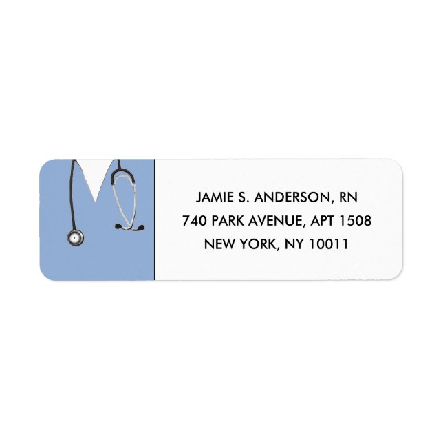 Nurse Return Address Labels (Front)