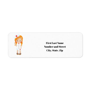 Nurse Return Address Labels for Caregivers