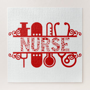 Nurse rn registered nurses nursing school women jigsaw puzzle