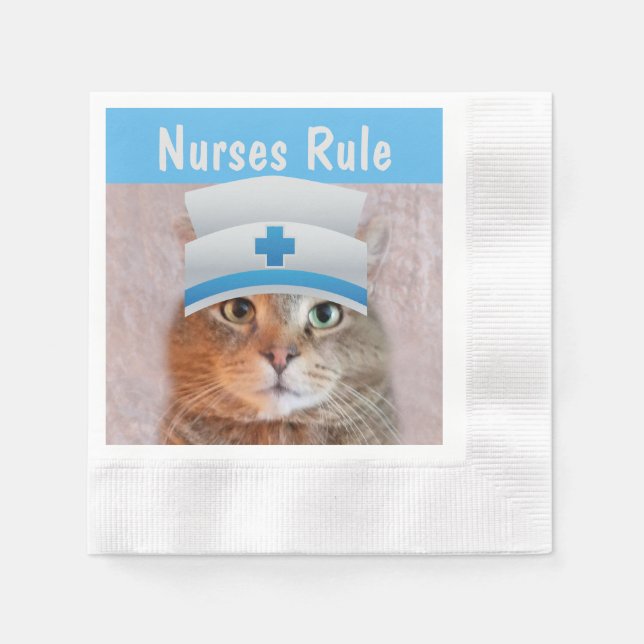 Nurse Rupie, Nurses Rule Napkin (Front)