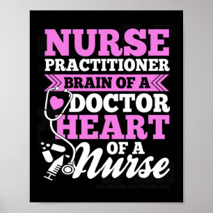 Nurse S Nurse Practitioner Black Small Clic Fit Cr Poster