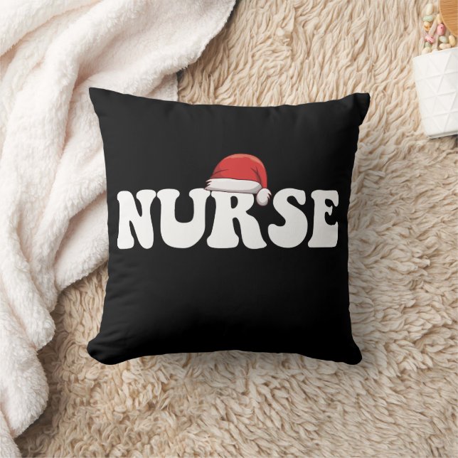 Nurse Santa Hat Christmas Nursing Cushion (Blanket)