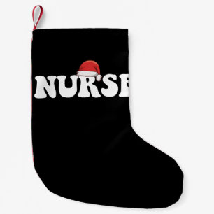 Nurse Santa Hat Christmas Nursing Small Christmas Stocking