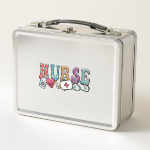 Nurse - School Nurse Gift - Funny Nurse Metal Lunch Box