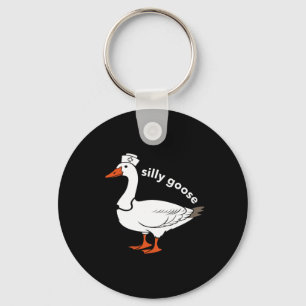 Nurse Silly Goose Cute Easter Bunny Easter Day  Key Ring
