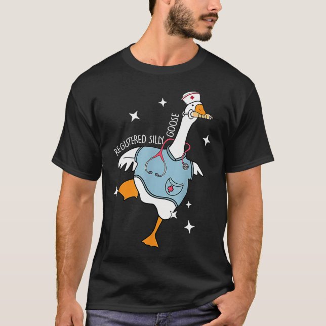 Nurse Silly Goose Paediatrics Nurse Appreciation B T-Shirt (Front)