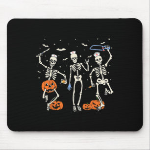 Nurse Skeleton Halloween Healthcare 2  Mouse Pad