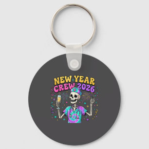 Nurse Skeleton New Year Crew 2026 Funny Er Icu Eve Key Ring
