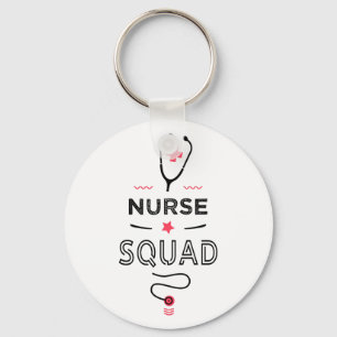 Nurse squad key ring
