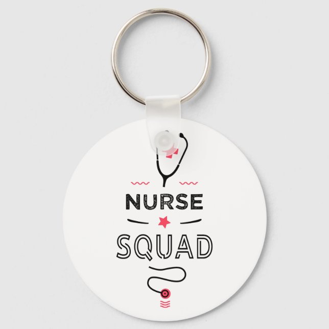 Nurse squad key ring (Front)