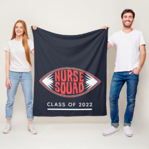 Nurse Squad Medical Graduate Class of 2022 Fleece Blanket