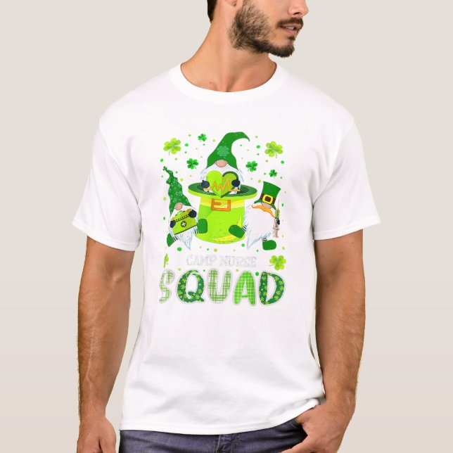 Nurse Squad Nursing St Patrick T-Shirt (Front)