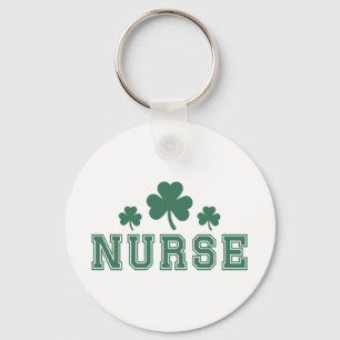 Nurse St. Patrick’s Day Key Ring