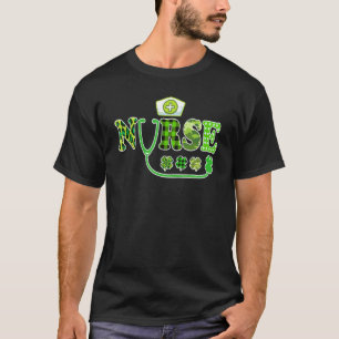 Nurse St Patrick S Day Nursing Cute Health Worker T-Shirt