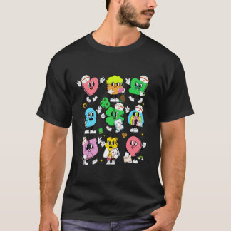 Nurse St Patricks Day Shamrock Lucky Charm Saint P T-Shirt