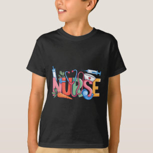 Nurse Stethoscope Cute Coquette Bow Stethoscope Nu T-Shirt