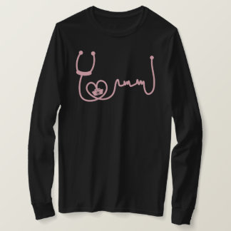 Nurse Stethoscope Heartbeat T-Shirt