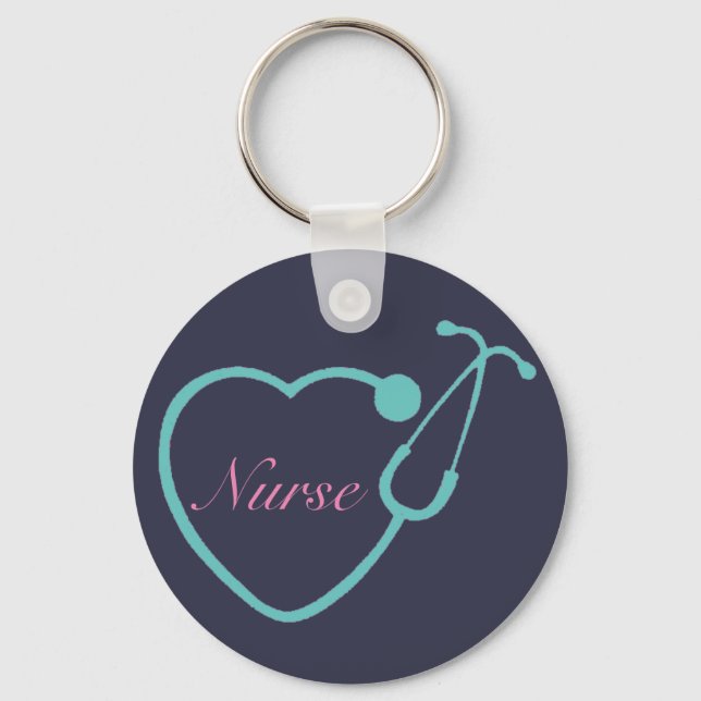Nurse Stethoscope Key Chain (Front)