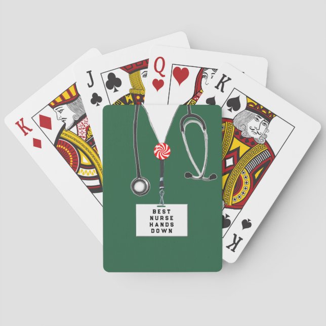 Nurse Stocking Stuffers Playing Cards (Back)