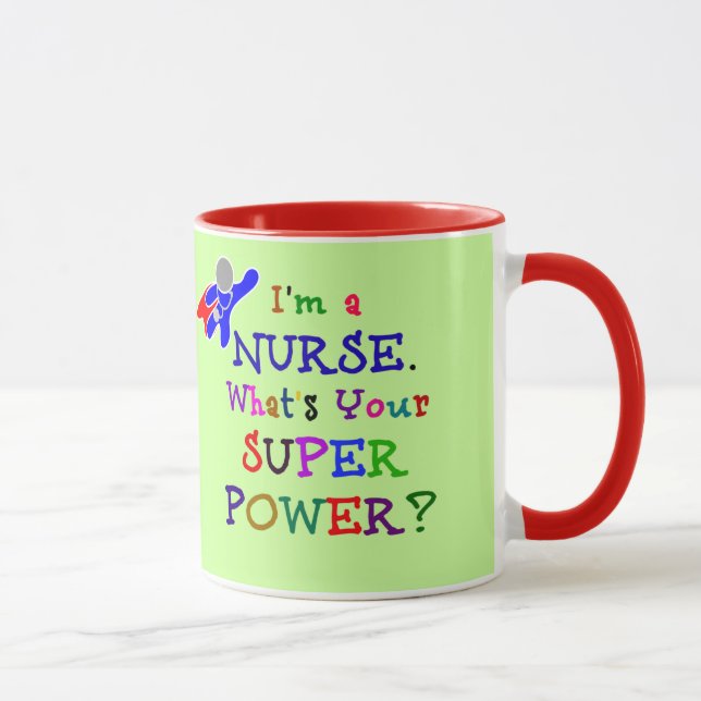 Nurse Superhero Mug (Right)