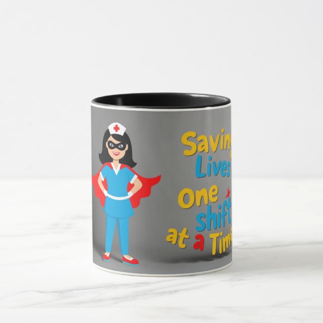 "Nurse Superhero" Mug at a Special Price (Center)