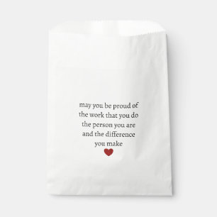 Nurse teacher mother appreciation pround Thank Favour Bags