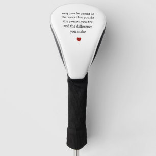 Nurse teacher mother appreciation pround Thank Golf Head Cover