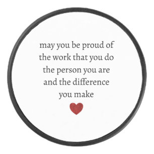 Nurse teacher mother appreciation  pround Thank   Hockey Puck