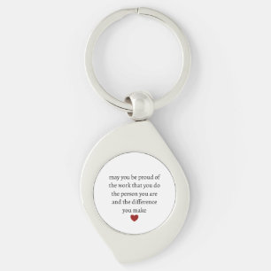 Nurse teacher mother appreciation pround Thank Key Ring