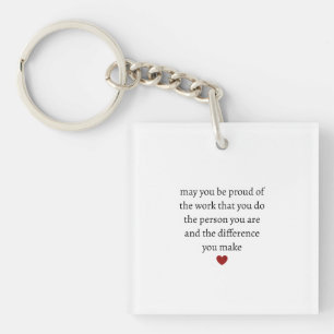 Nurse teacher mother appreciation  pround Thank   Key Ring