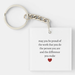 Nurse teacher mother appreciation  pround Thank   Key Ring