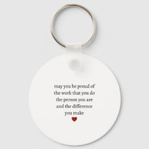 Nurse teacher mother appreciation  pround Thank   Key Ring