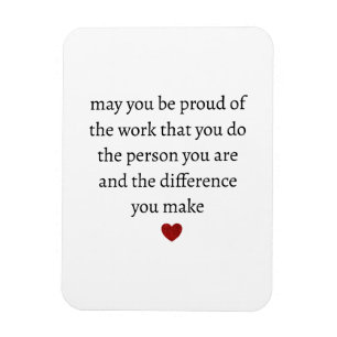 Nurse teacher mother appreciation pround Thank Magnet