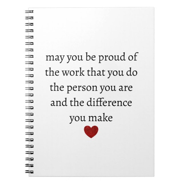 Nurse teacher mother appreciation  pround Thank   Notebook (Front)