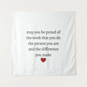 Nurse teacher mother appreciation pround Thank Tapestry