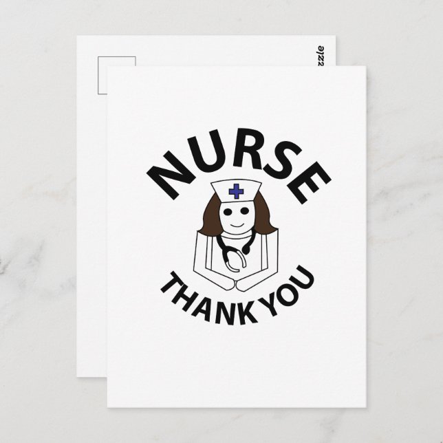 Nurse Thank You Nurse Postcard (Front/Back)