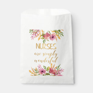 Nurse thank you Nursing appreciation Gift quote Favour Bags