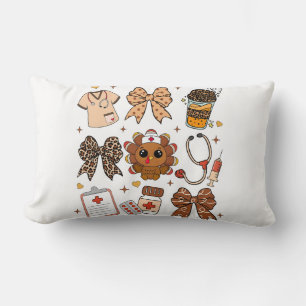 Nurse Thanksgiving Thankful Nurse PNG Nurse Lumbar Cushion