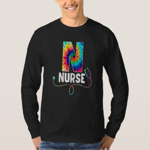 Nurse Tie Dye Stethoscope Nurse Week For Nurse 202 T-Shirt