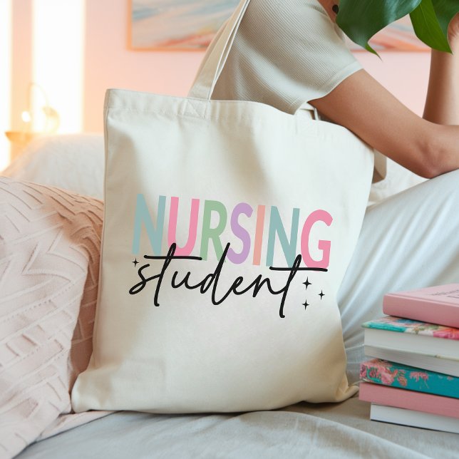 Nurse Tote Bag School Nursing Student Gift for Her (nurse tote bag, school nursing student bag, nursing student gift, nursing clinical tote,)
