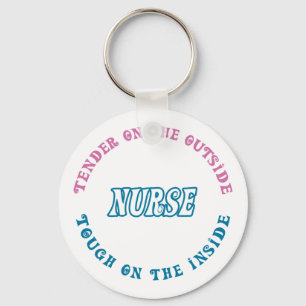 Nurse Tough and Tender Key Ring