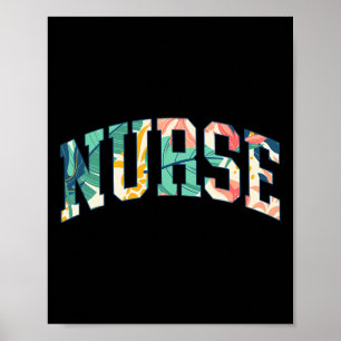Nurse Tropical Plants Nurse Hawaii Island Vacation Poster