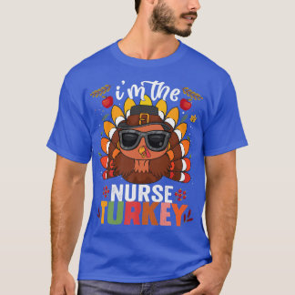 Nurse Turkey Family Matching Group Thanksgiving Da T-Shirt