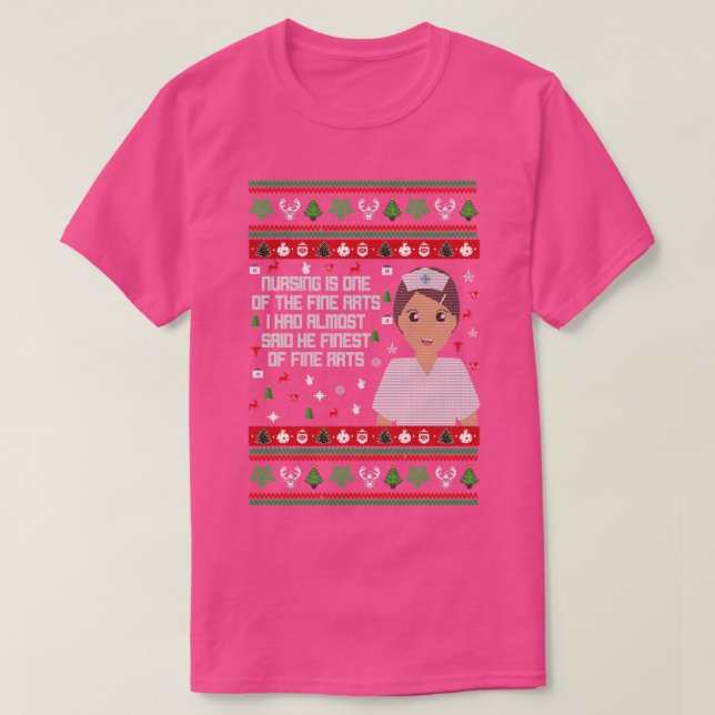Nurse Ugly Christmas Sweater  (Design Front)