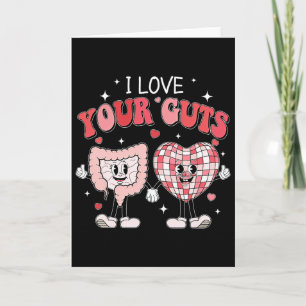 Nurse Valentine's Day Shirt I Love Your Guts Valen Card